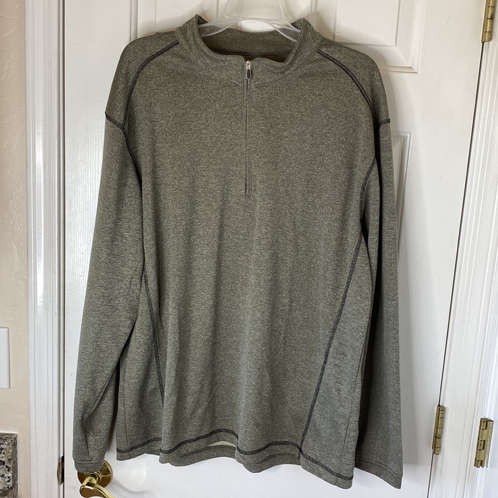 Pebble Beach Gray Zip Front Performance Wear Xl - image 4